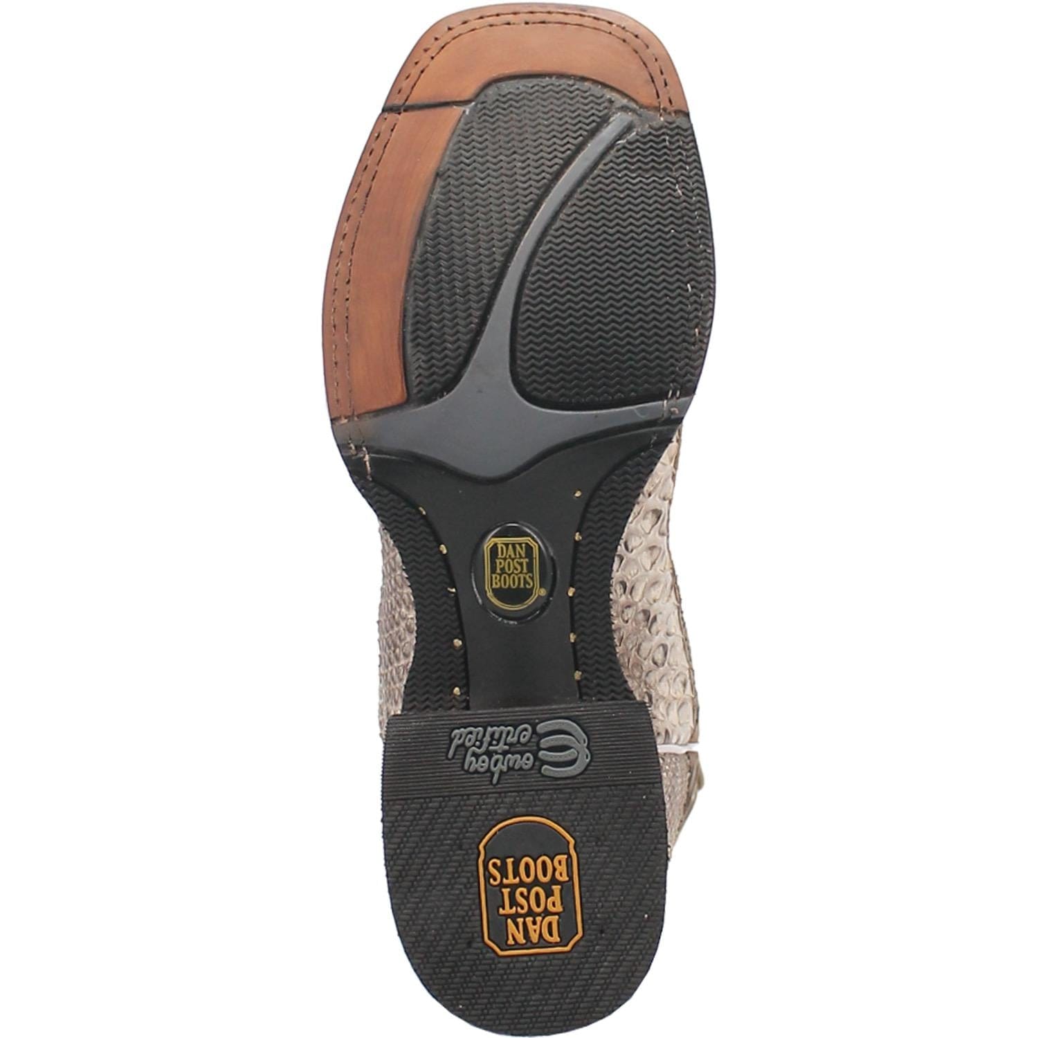 Dan Post Men's Brutus Natural/Brown Python Cowboy Boots DP4917