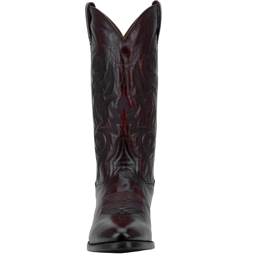 Dan Post Men's Milwaukee Black Cherry Leather Cowboy Boots DP2112R