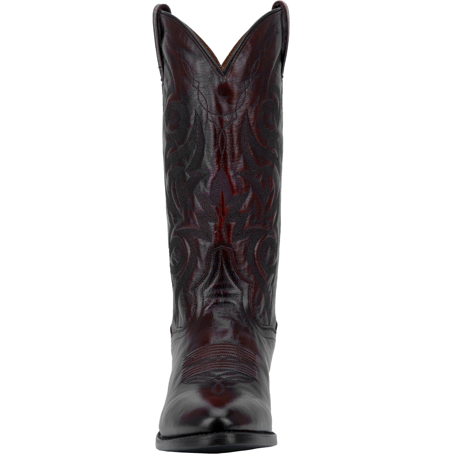 Dan Post Men's Milwaukee Black Cherry Leather Cowboy Boots DP2112R