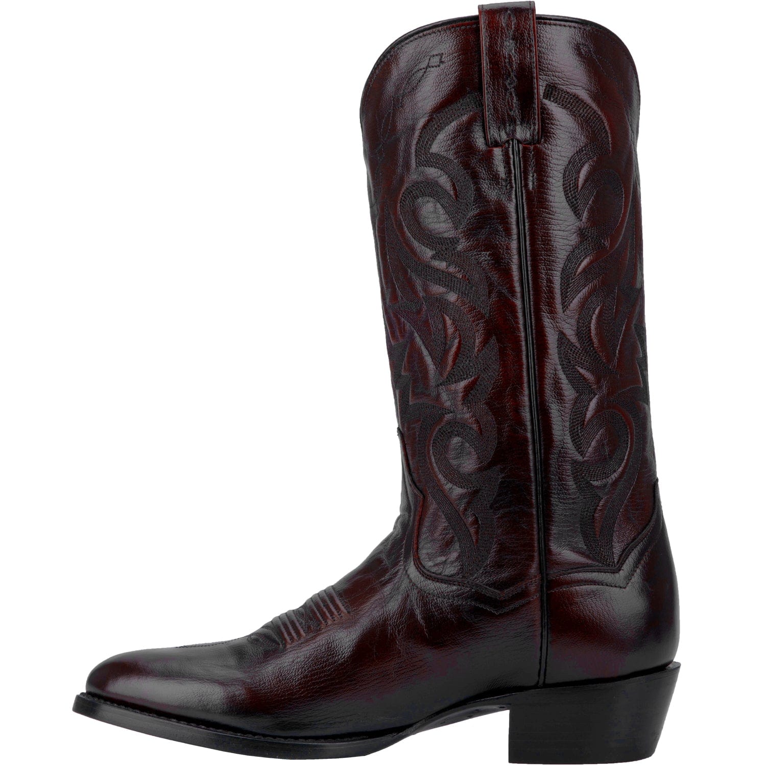 Dan Post Men's Milwaukee Black Cherry Leather Cowboy Boots DP2112R