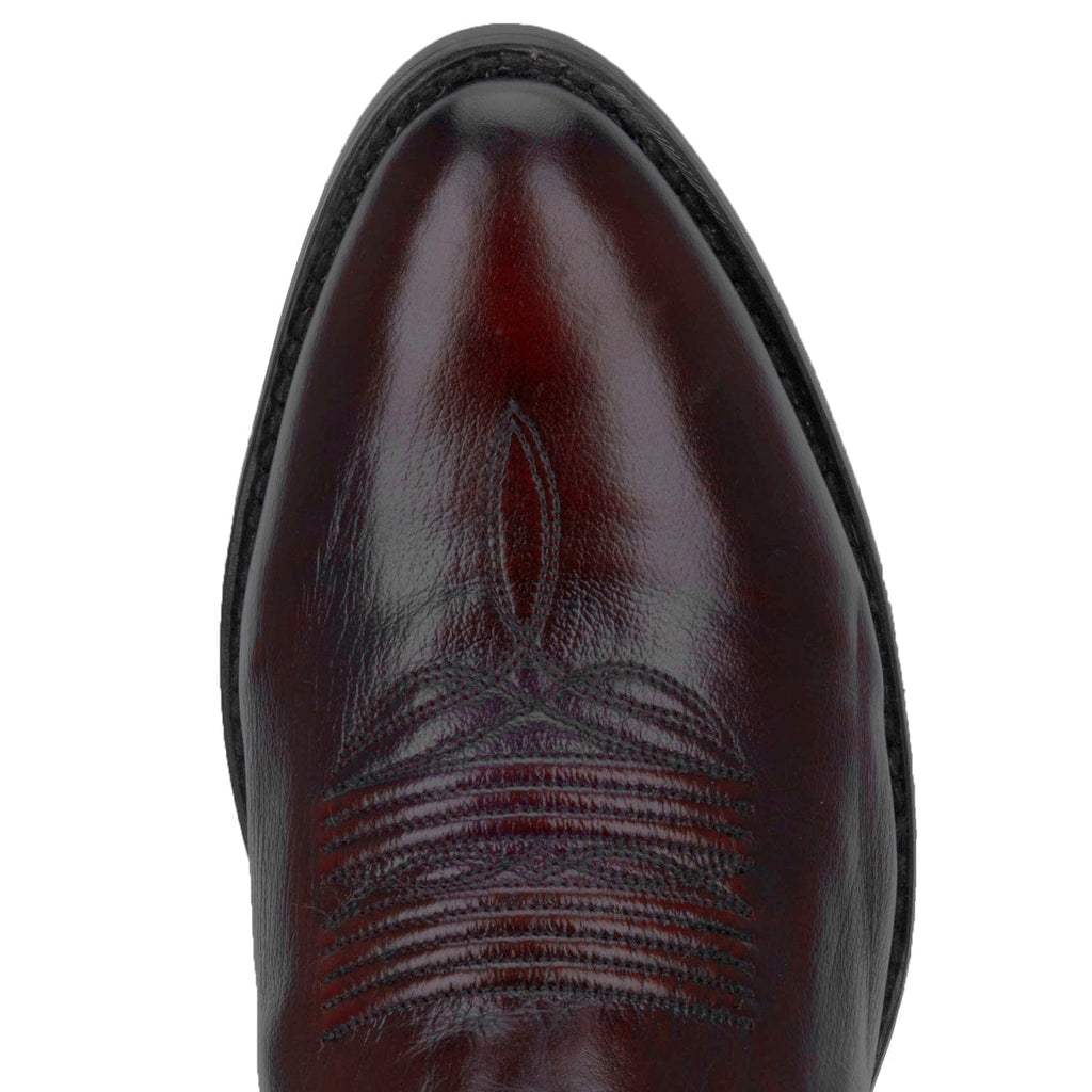 Dan Post Men's Milwaukee Black Cherry Leather Cowboy Boots DP2112R