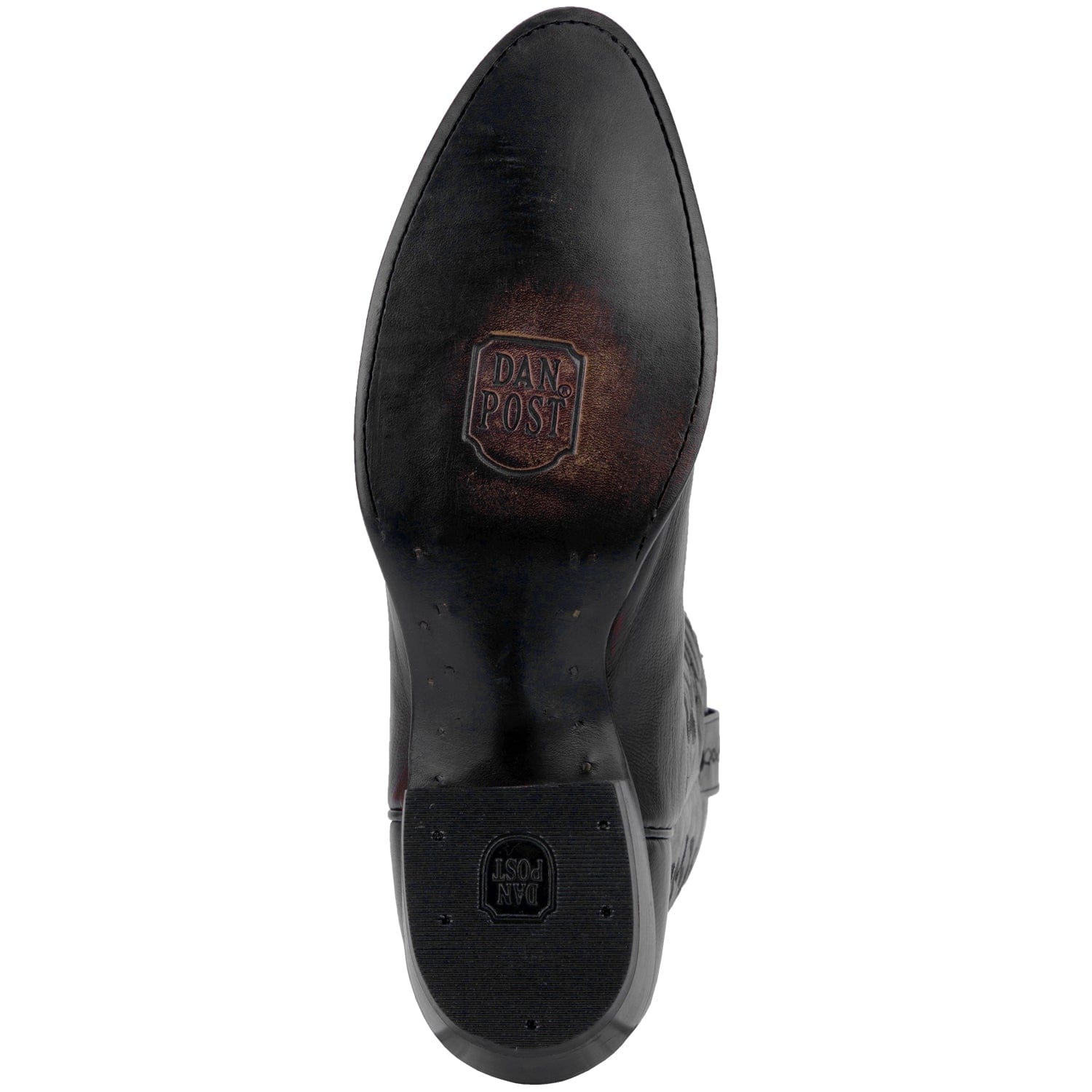 Dan Post Men's Milwaukee Black Cherry Leather Cowboy Boots DP2112R