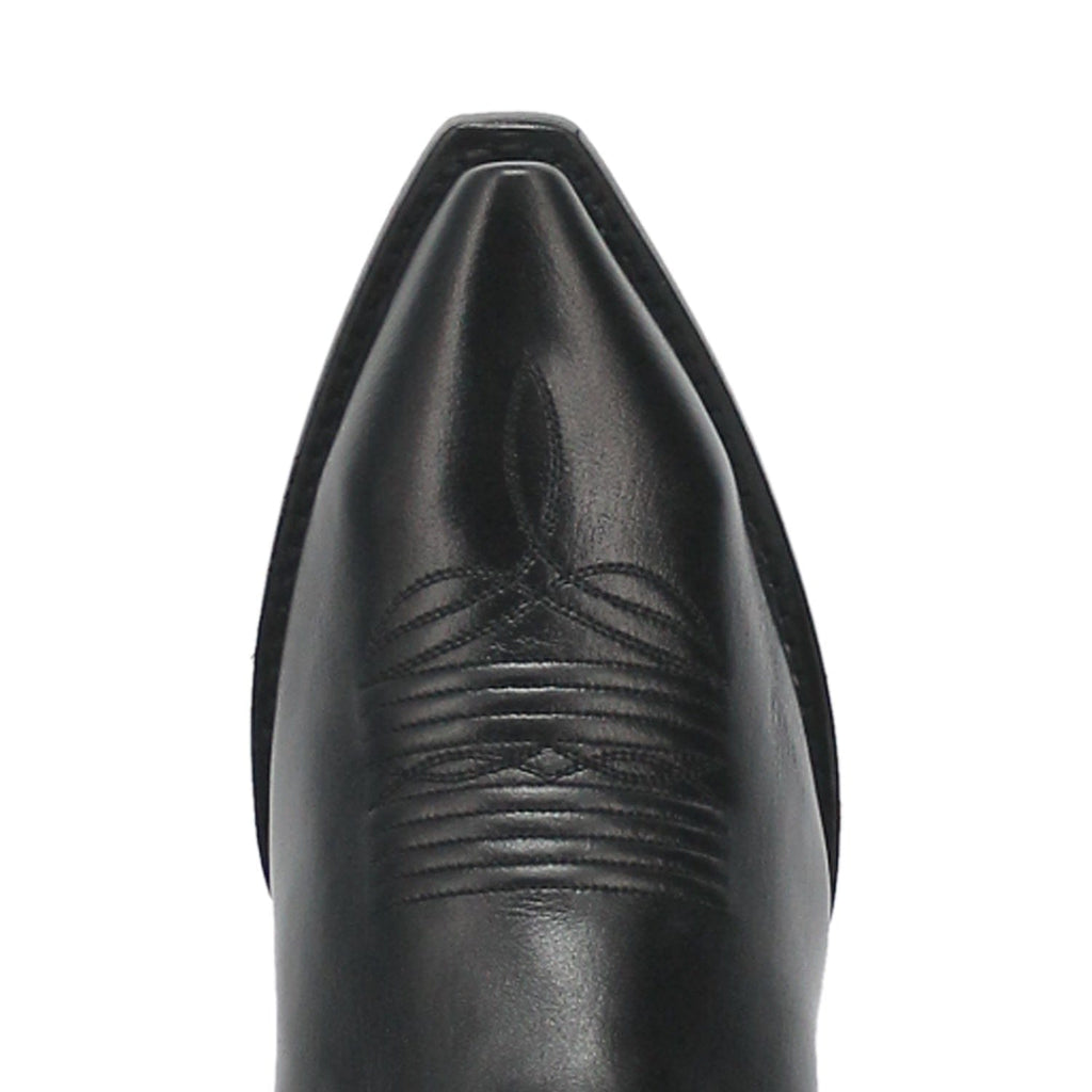 Dan Post Men's Milwaukee Black Snip Toe Leather Cowboy Boots DP2140