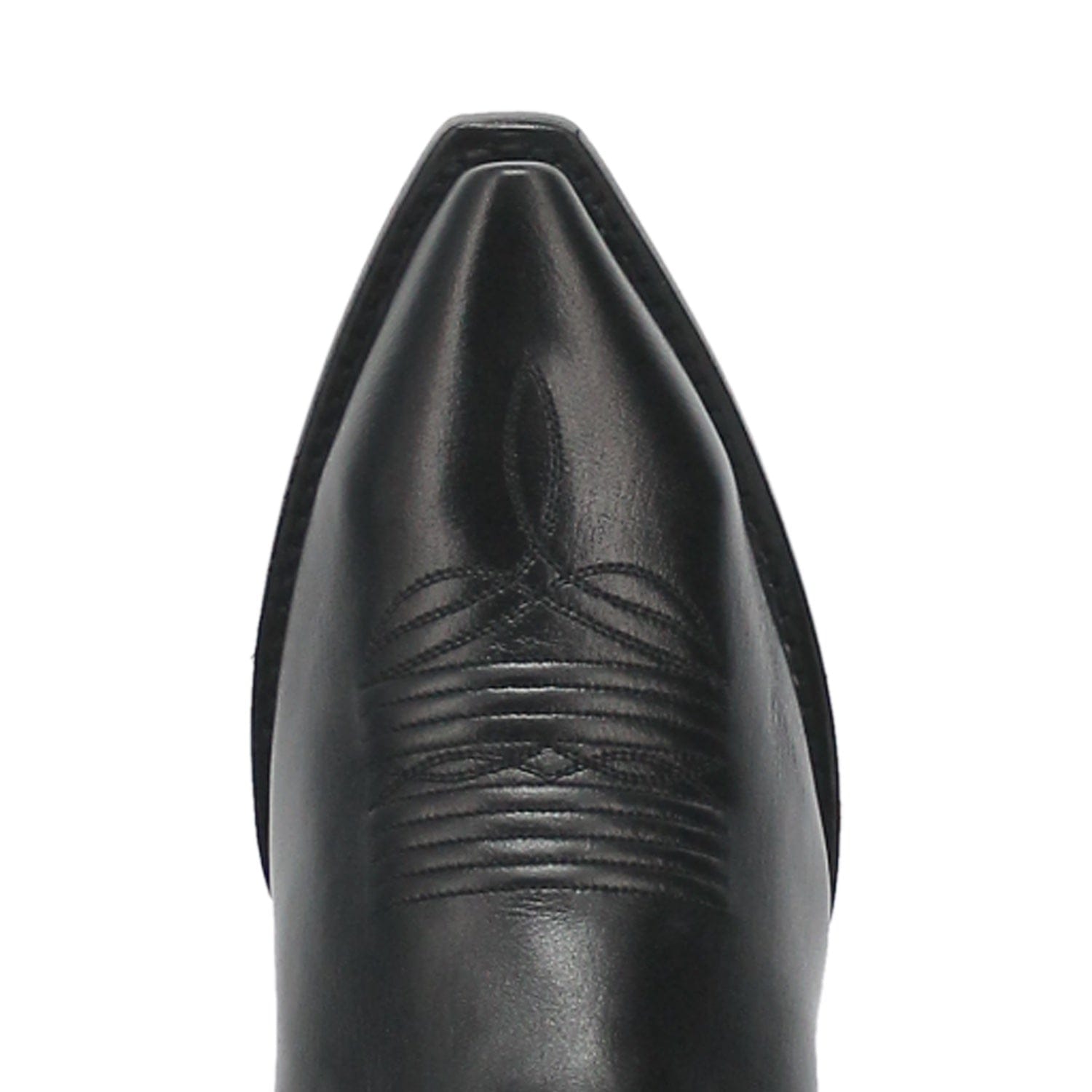 Dan Post Men's Milwaukee Black Snip Toe Leather Cowboy Boots DP2140