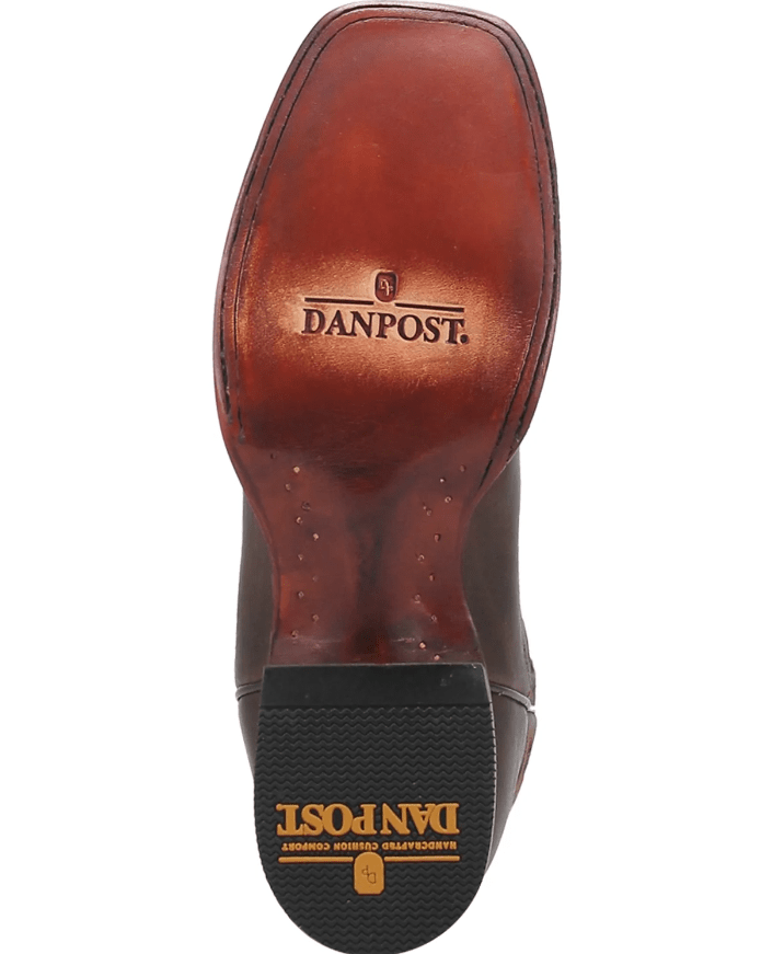 Dan Post Men's Seligman Brown Square Toe Cowboy Boots DP4104