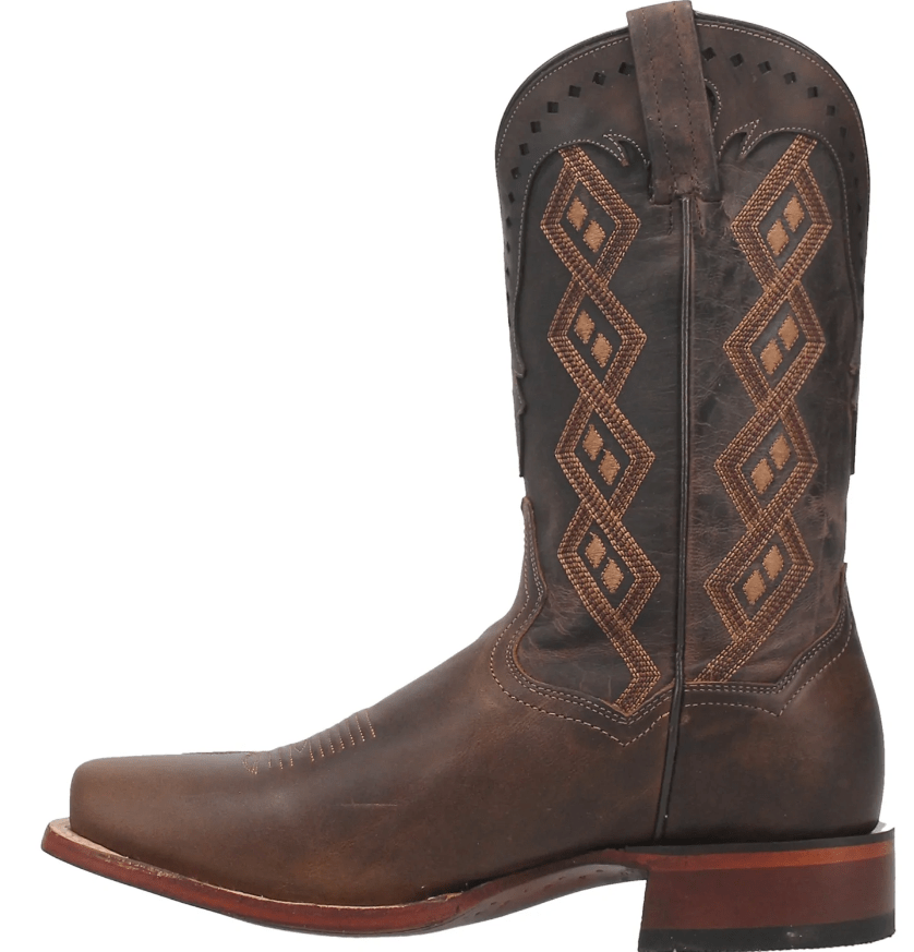 Dan Post Men's Seligman Brown Square Toe Cowboy Boots DP4104