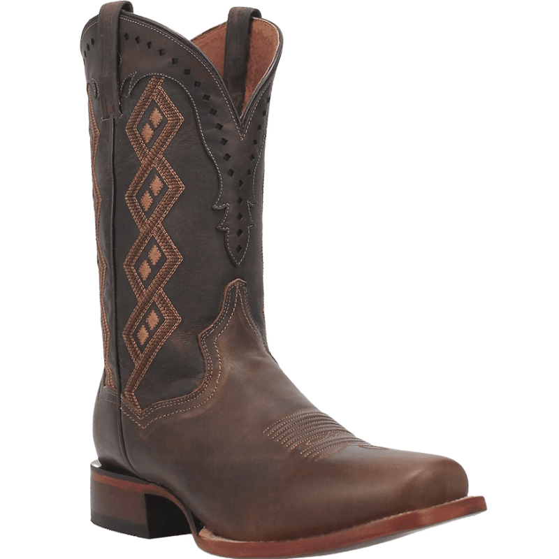 Dan Post Men's Seligman Brown Square Toe Cowboy Boots DP4104