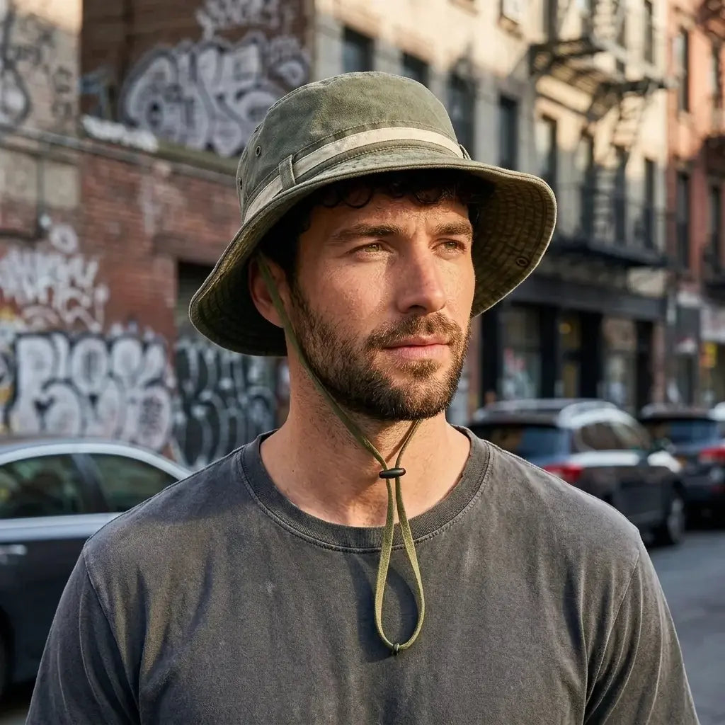 Louisiana Washed Cotton Fisherman Bucket Hat