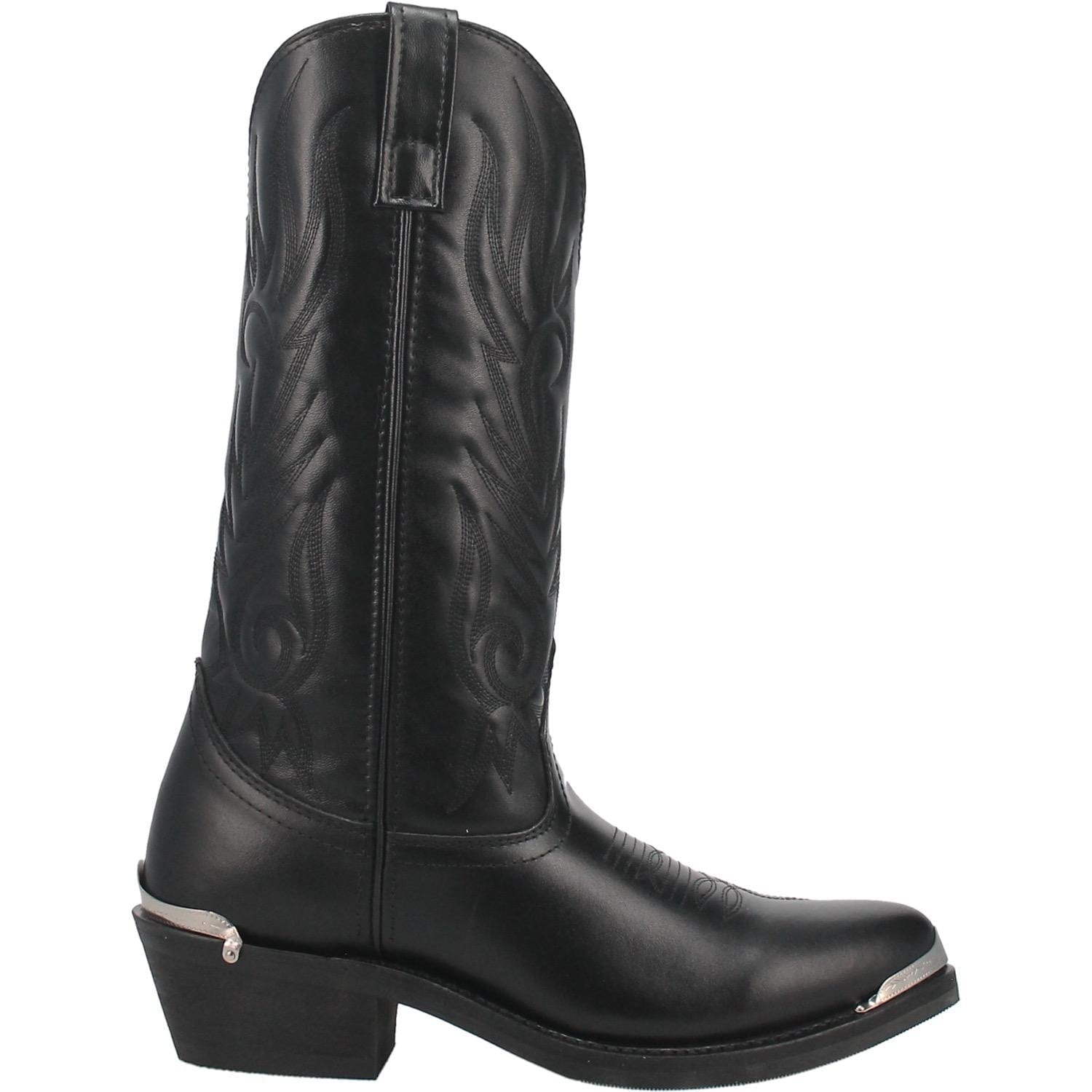 Laredo Men's McComb Black Leather Cowboy Boots 12621