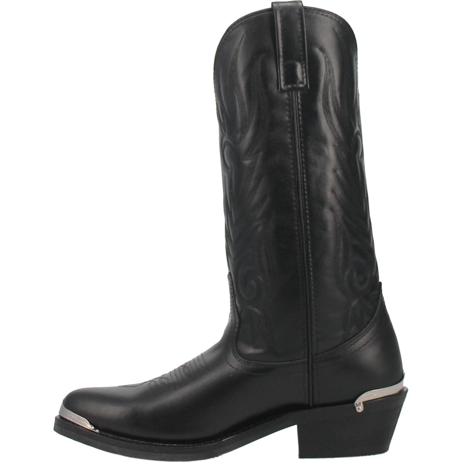 Laredo Men's McComb Black Leather Cowboy Boots 12621