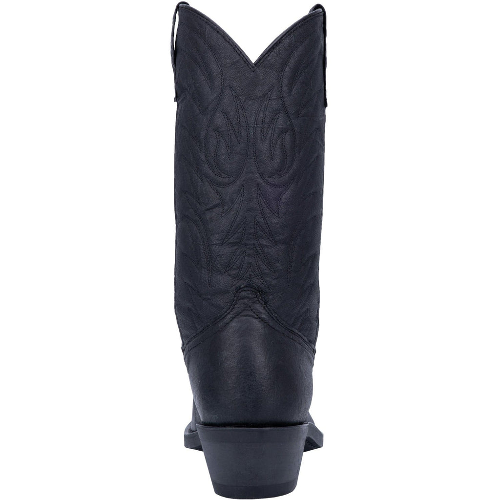 Laredo Men's East Bound Black Leather Cowboy Boots 68610