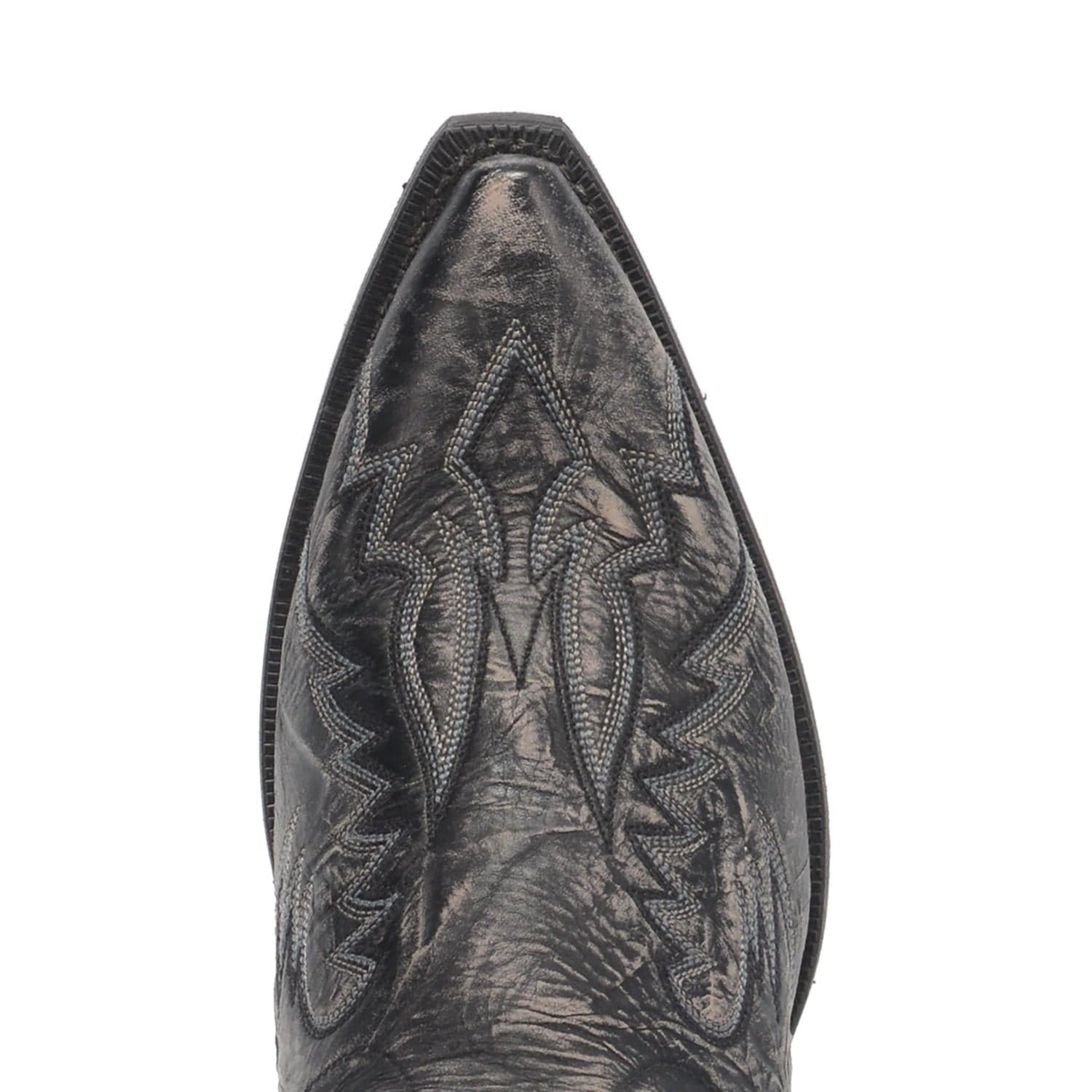 Laredo Men's Garrett Black Leather Cowboy Boots 68407
