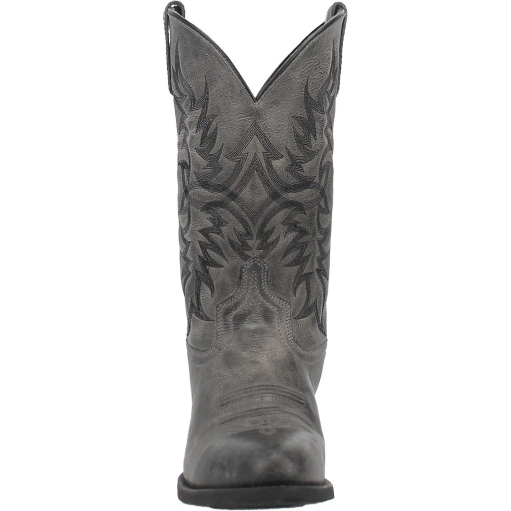 Laredo Men's Harding Grey Leather Cowboy Boots 68457