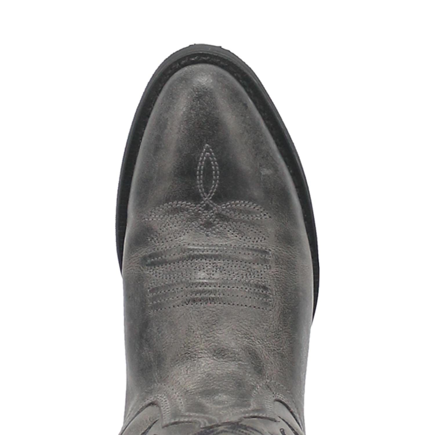 Laredo Men's Harding Grey Leather Cowboy Boots 68457