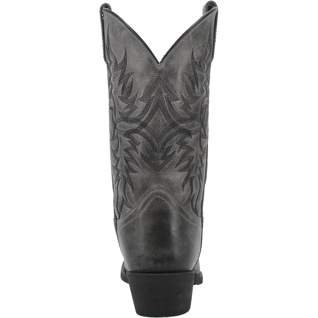 Laredo Men's Harding Grey Leather Cowboy Boots 68457