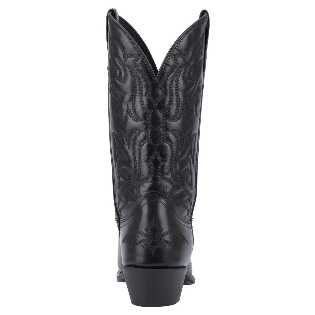 Laredo Men's Hawk Black Leather Cowboy Boots 6860