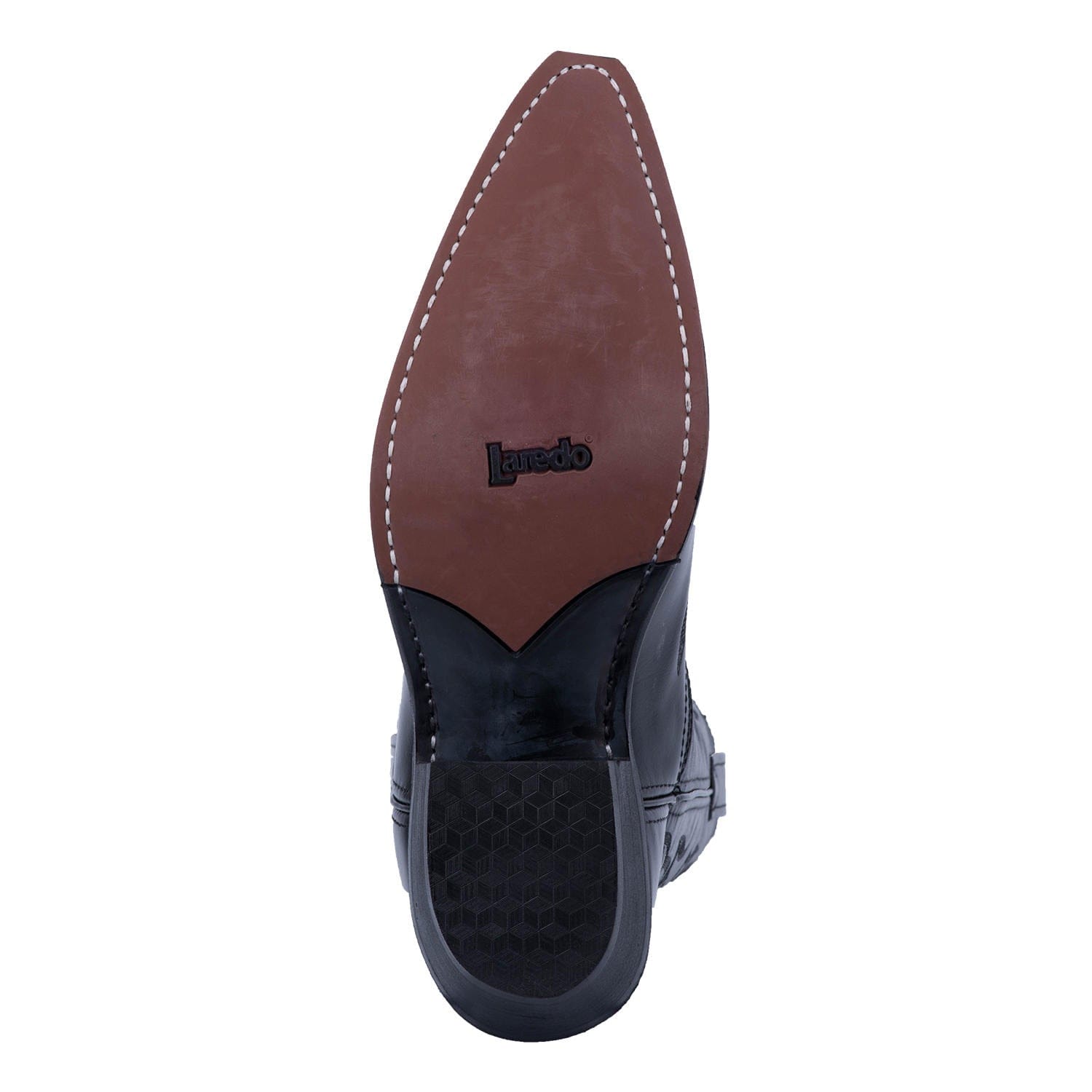 Laredo Men's Hawk Black Leather Cowboy Boots 6860
