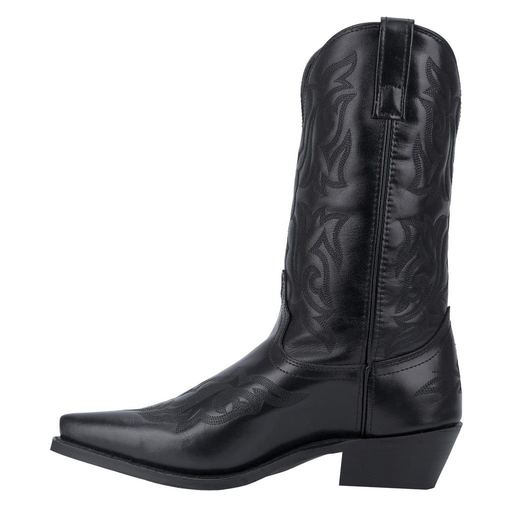 Laredo Men's Hawk Black Leather Cowboy Boots 6860