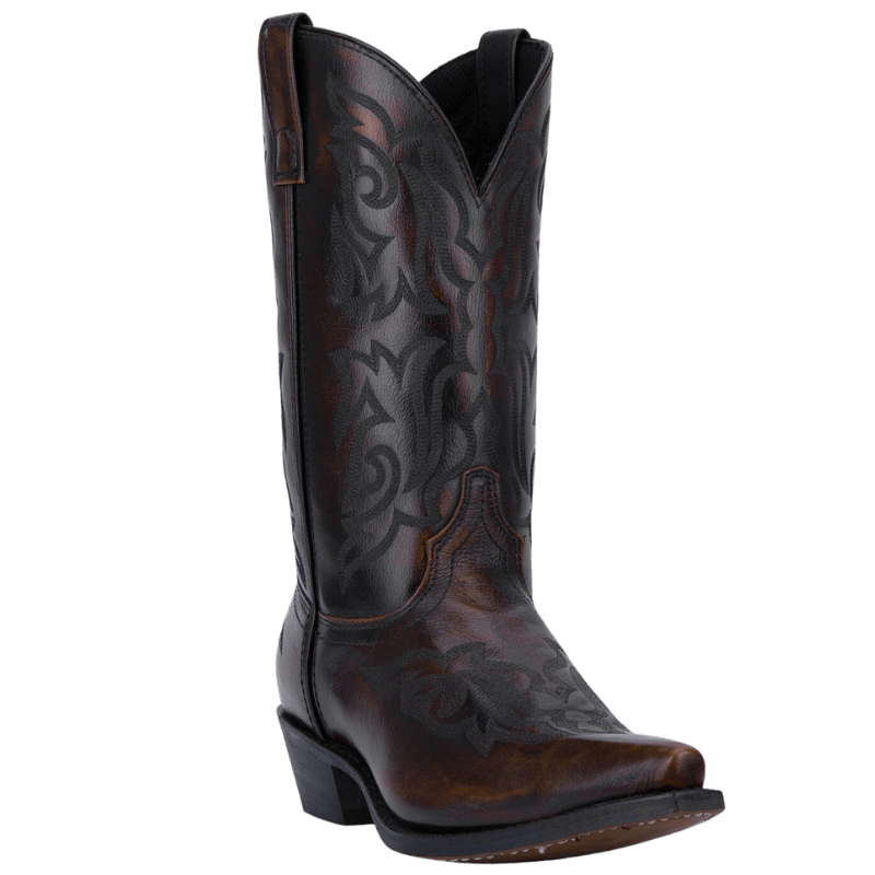 Laredo Men's Hawk Burnished Gold Leather Cowboy Boots 6862