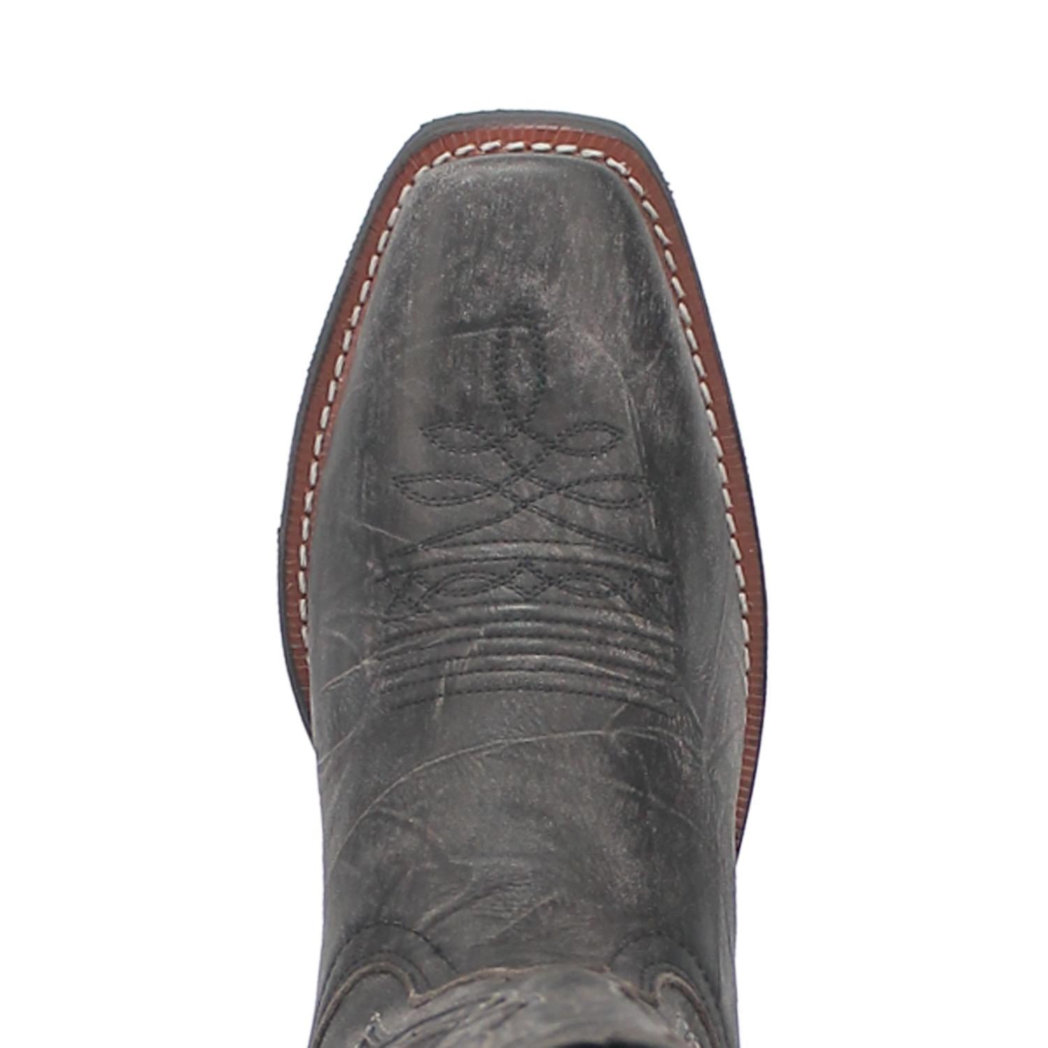 Laredo Men's Jessco Black Leather Cowboy Boots 68557