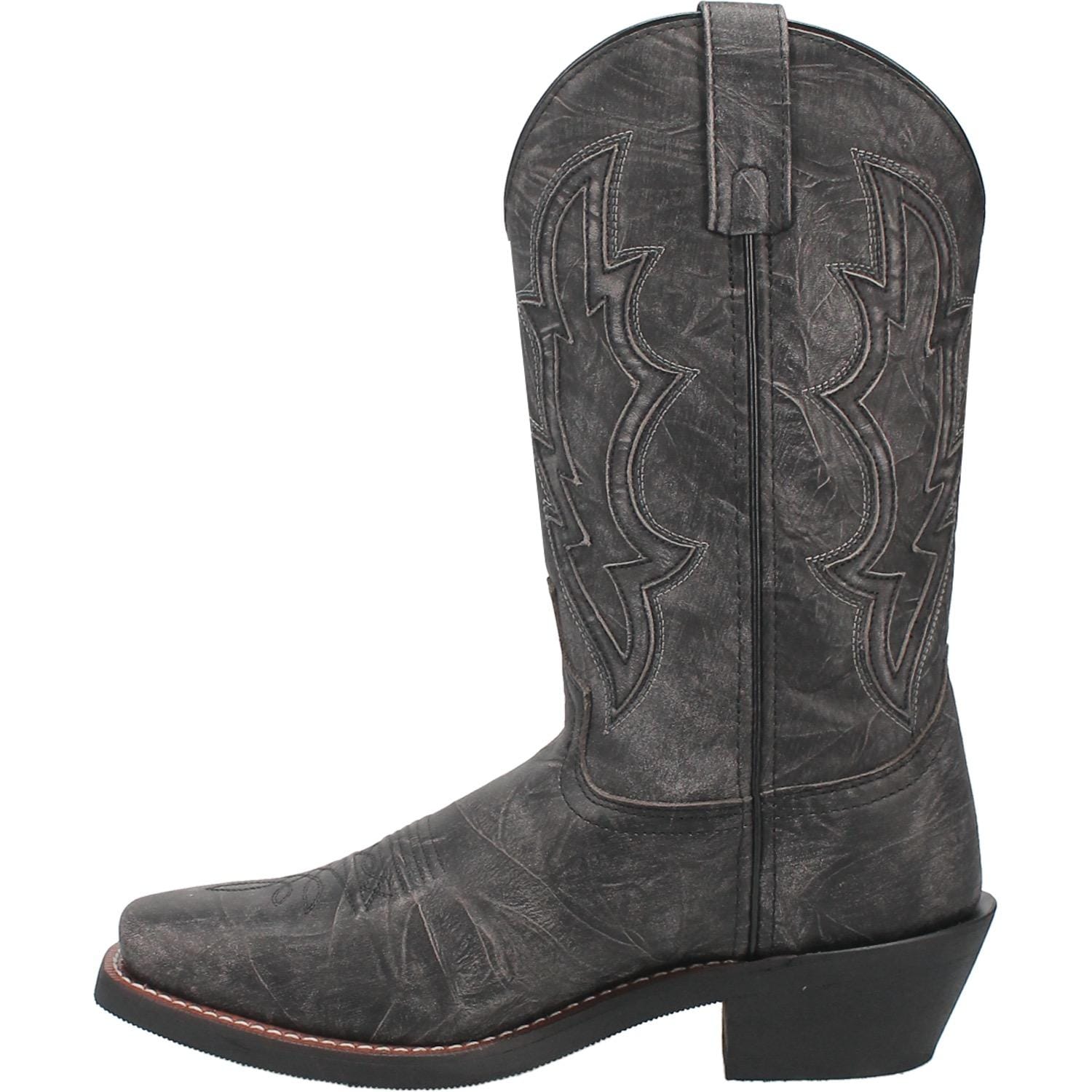 Laredo Men's Jessco Black Leather Cowboy Boots 68557
