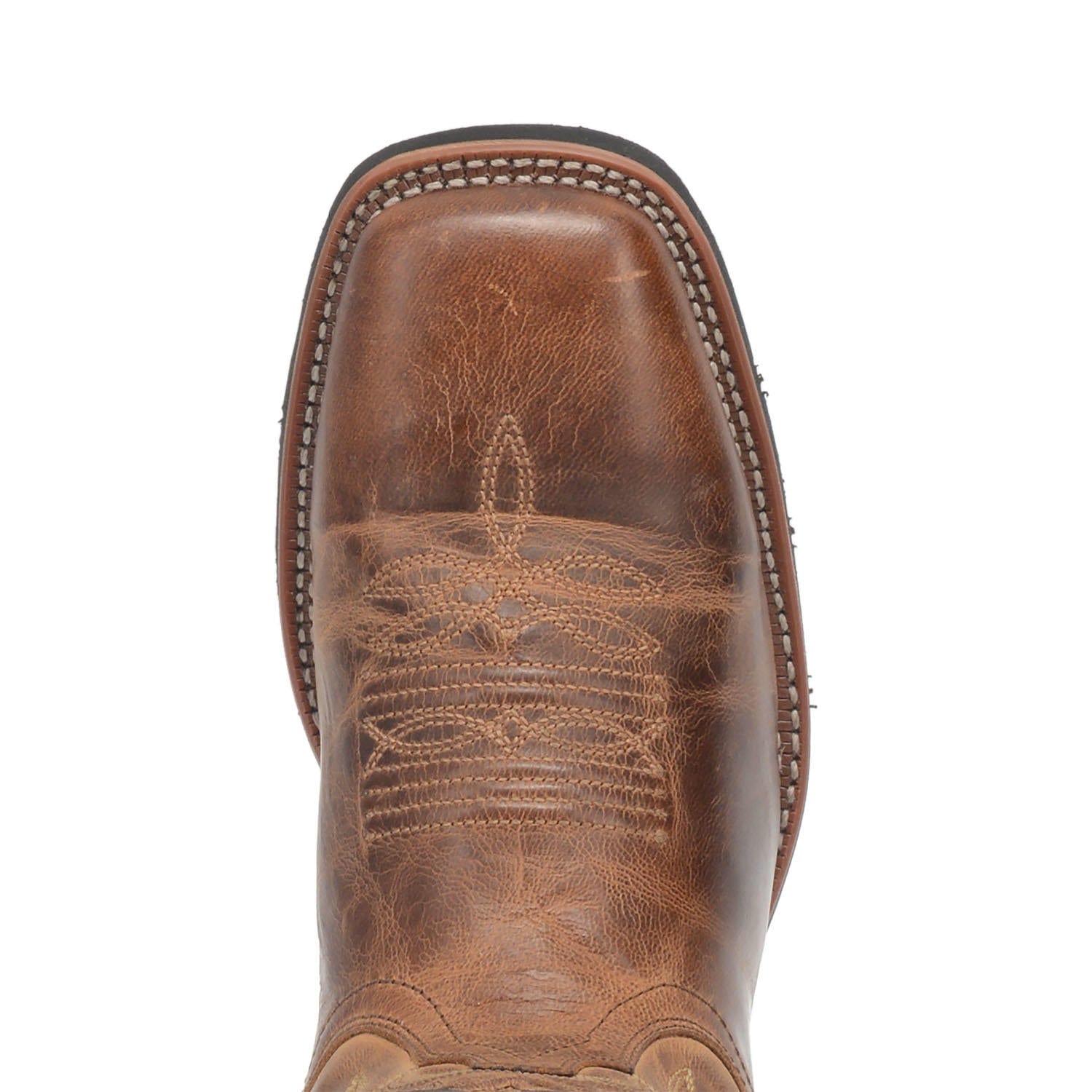 Laredo Men's Kane Distressed Tan Cowboy Boots 7812