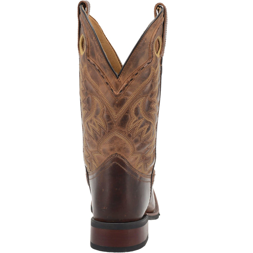 Laredo Men's Kane Distressed Tan Cowboy Boots 7812