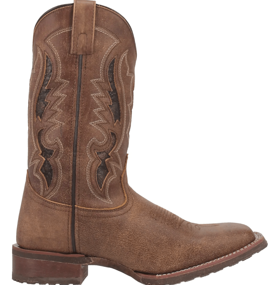 Laredo Men's Martin Tan Leather Cowboy Boots 7952