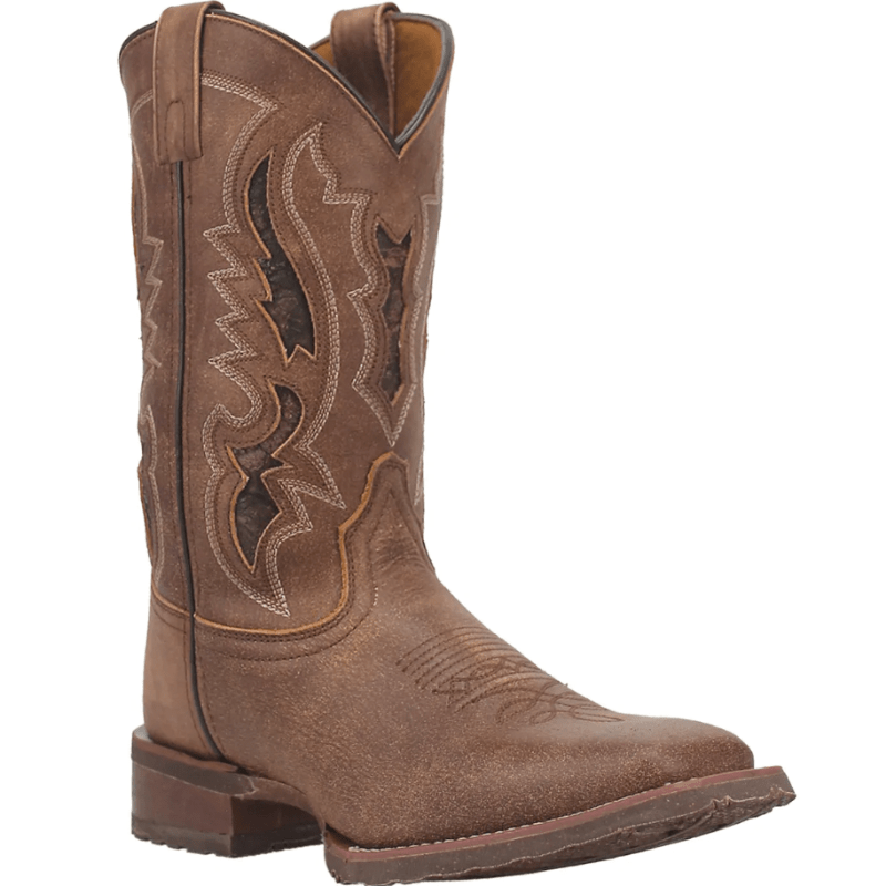 Laredo Men's Martin Tan Leather Cowboy Boots 7952