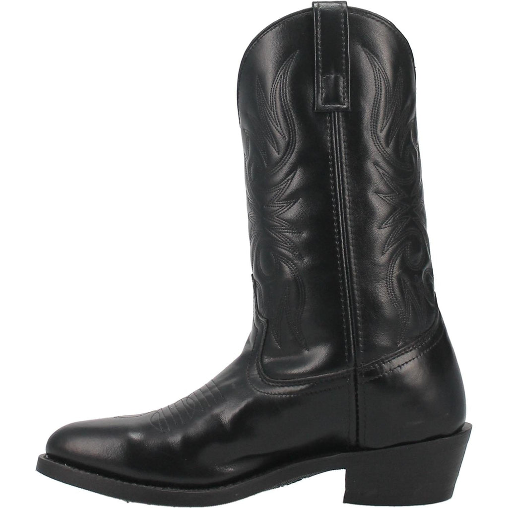 Laredo Men's Paris Black Leather Cowboy Boots 4240