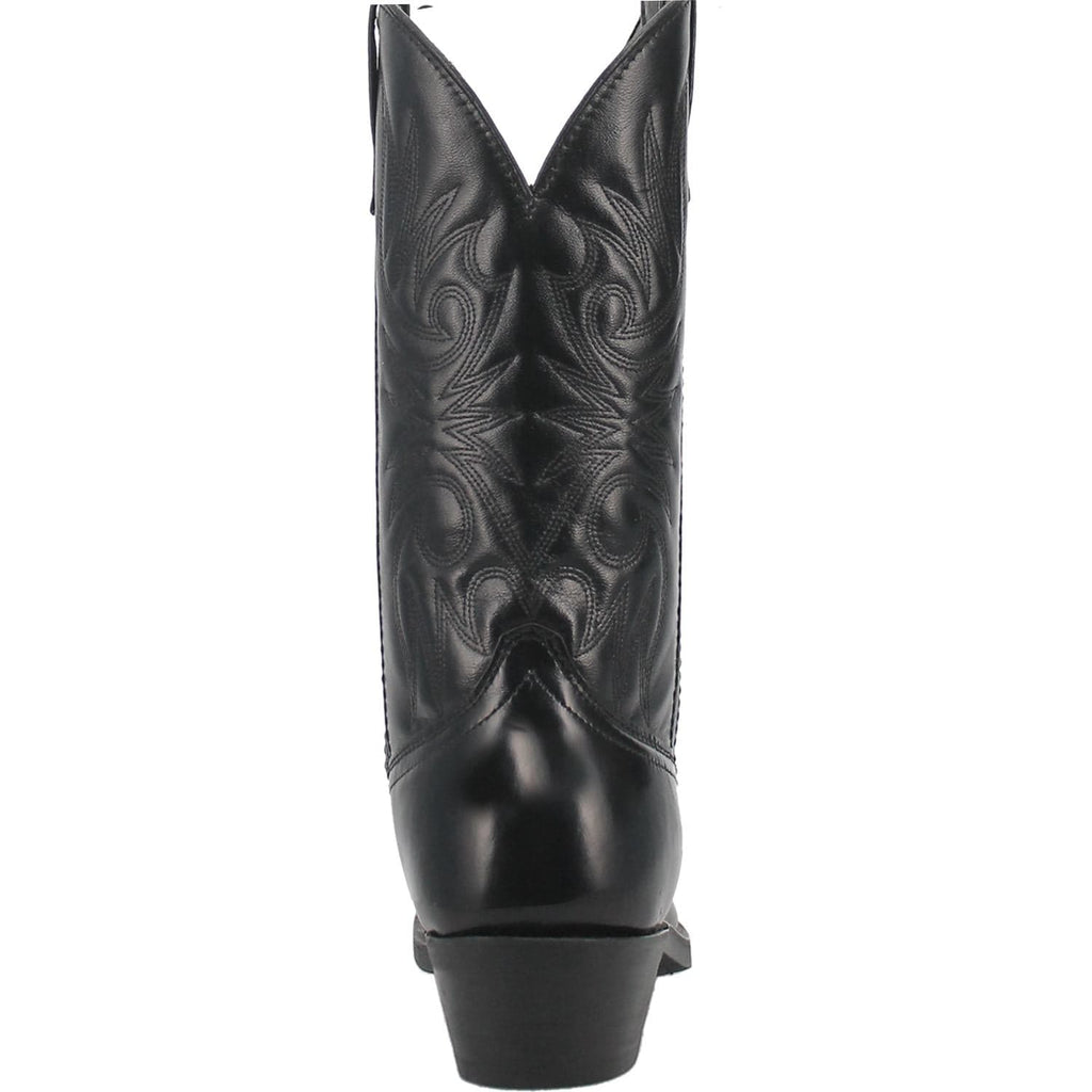 Laredo Men's Paris Black Leather Cowboy Boots 4240