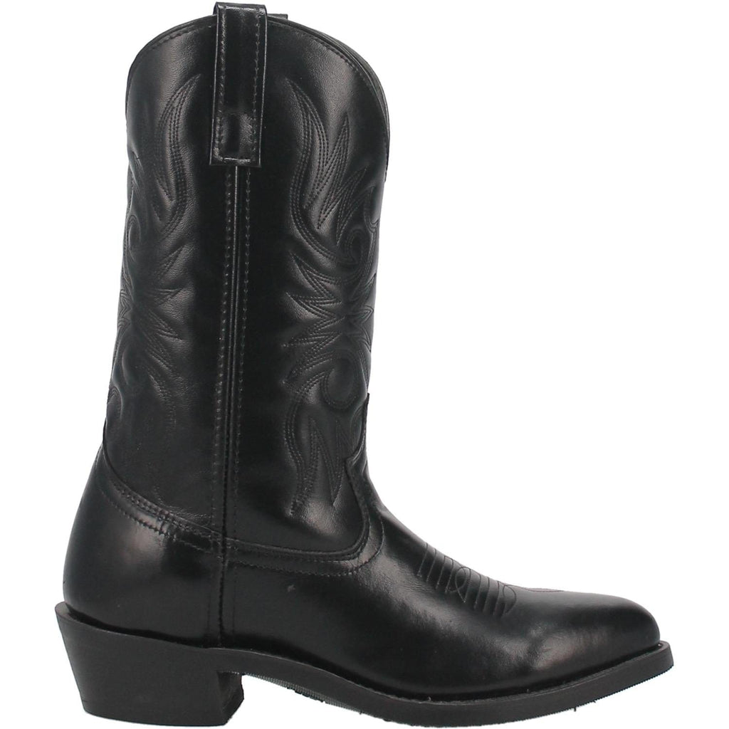Laredo Men's Paris Black Leather Cowboy Boots 4240