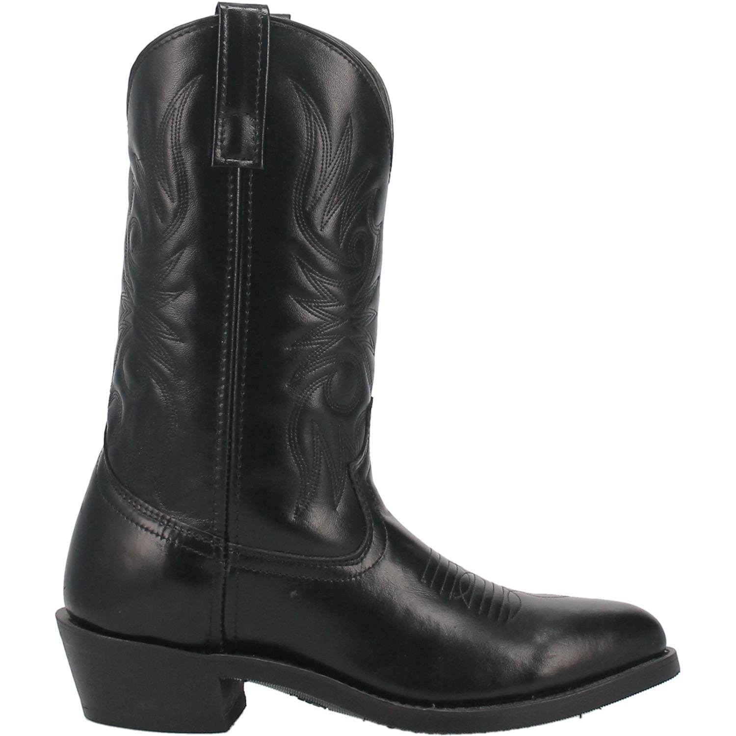 Laredo Men's Paris Black Leather Cowboy Boots 4240