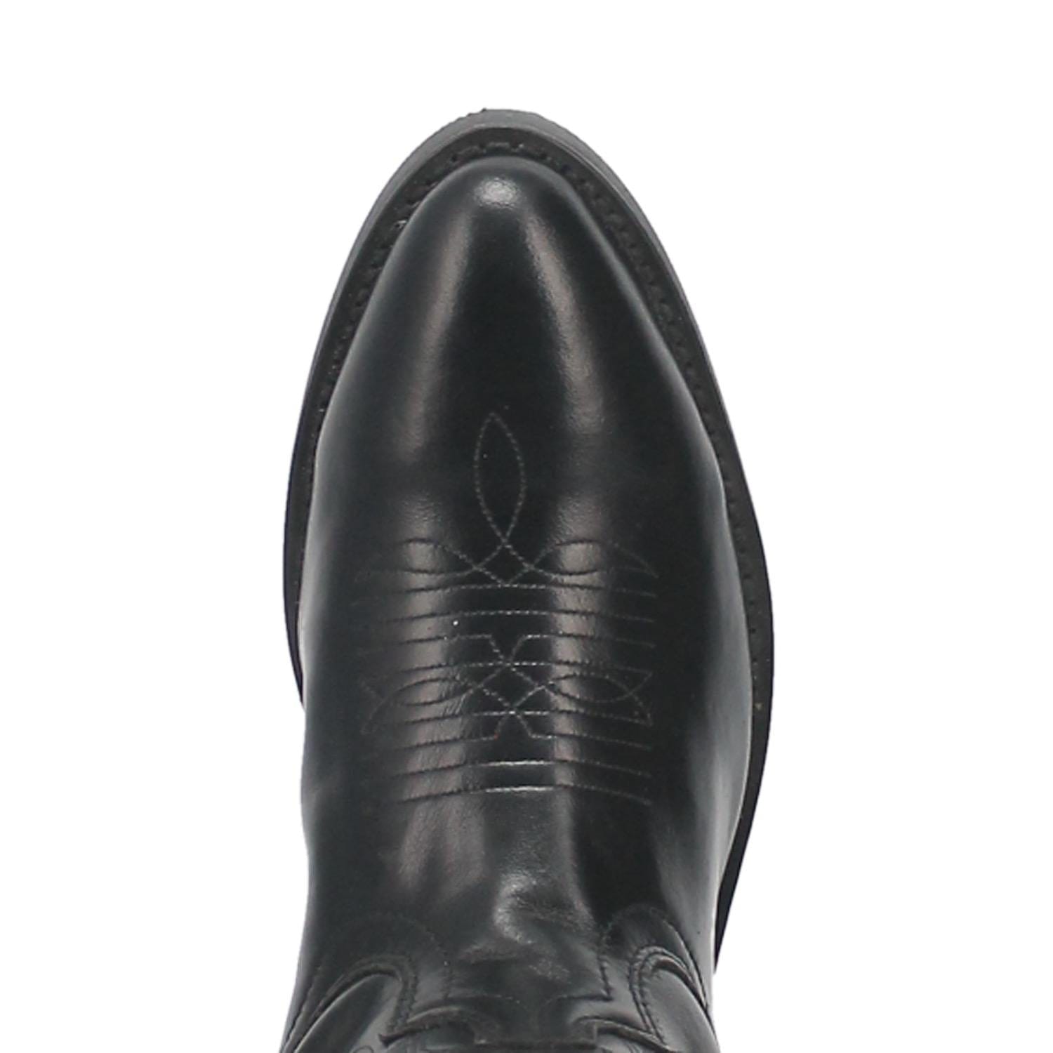 Laredo Men's Paris Black Leather Cowboy Boots 4240