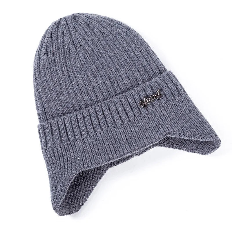 Sport Winter Earflaps Lined Bomber Beanie