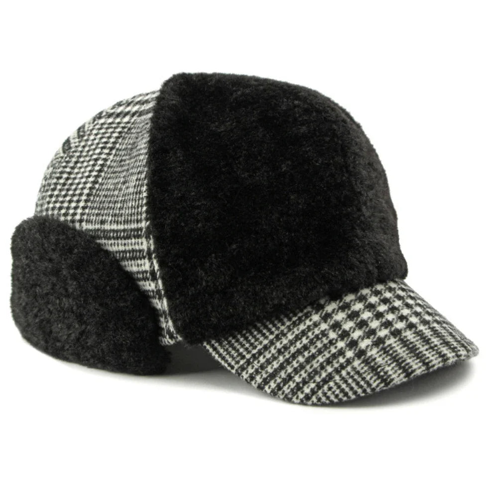 Stockholm Winter Earflaps Fur Baseball Cap