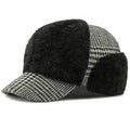 Stockholm Winter Earflaps Fur Baseball Cap
