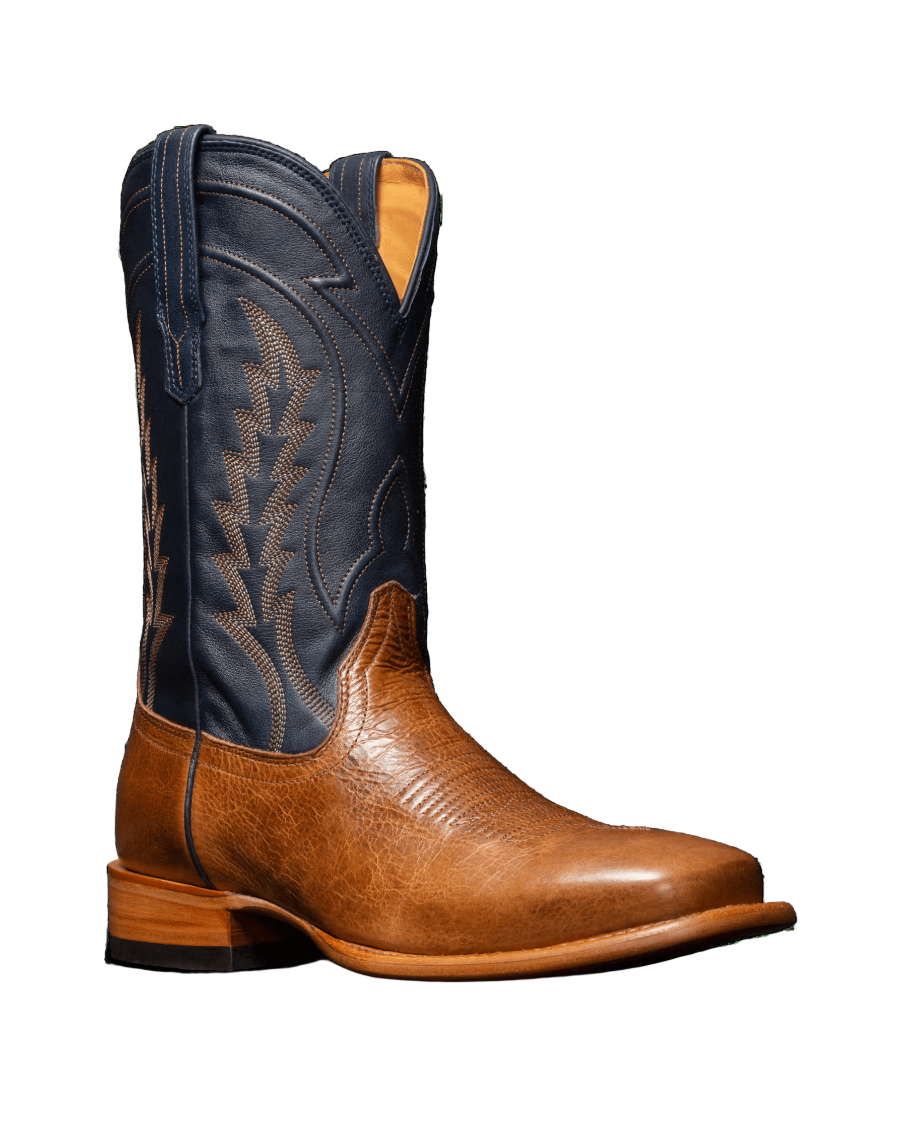 Tecovas Men's The Doc Tan Bison Cowboy Boots