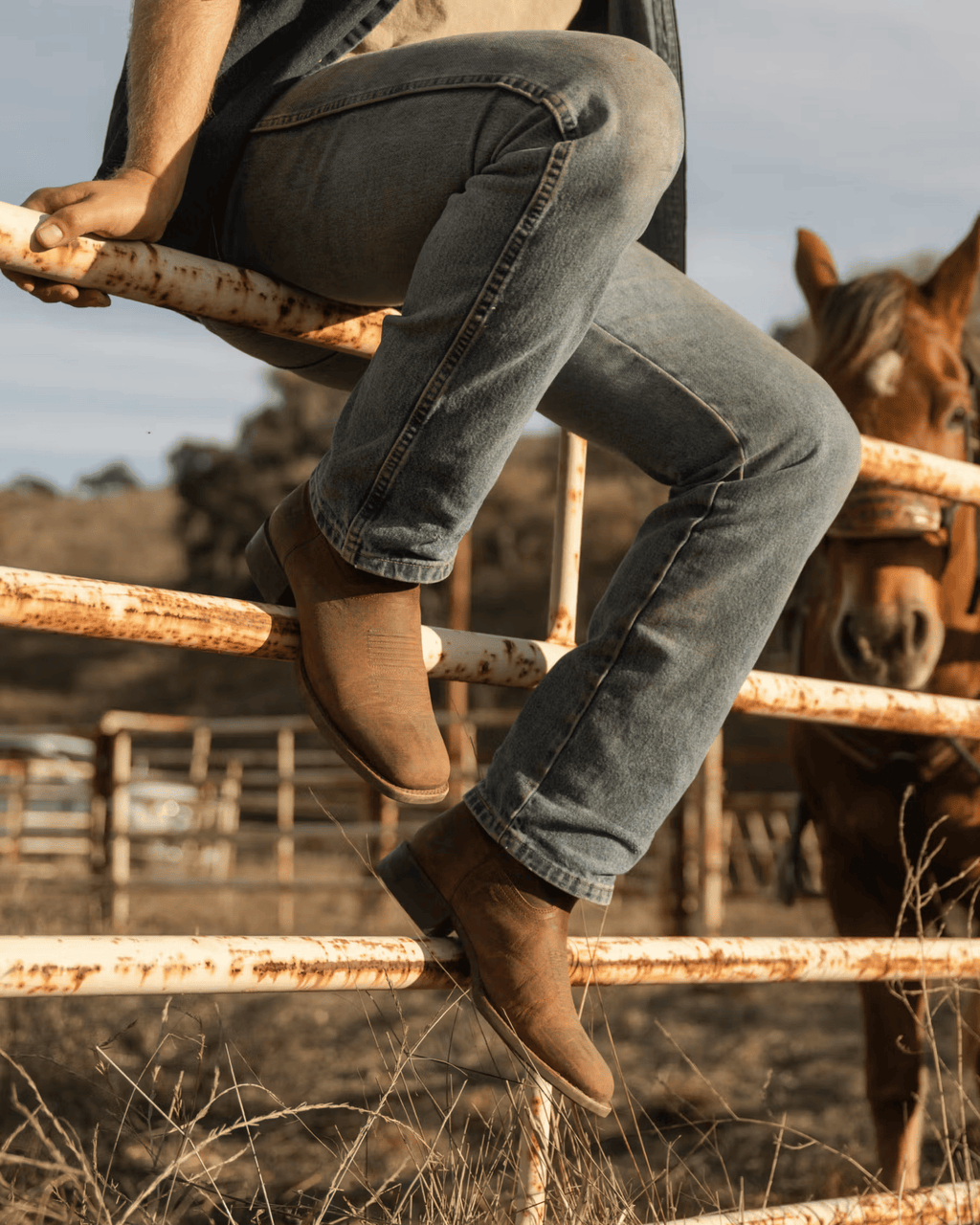 Tecovas Men's The Dusty Cigar Cowboy Boots