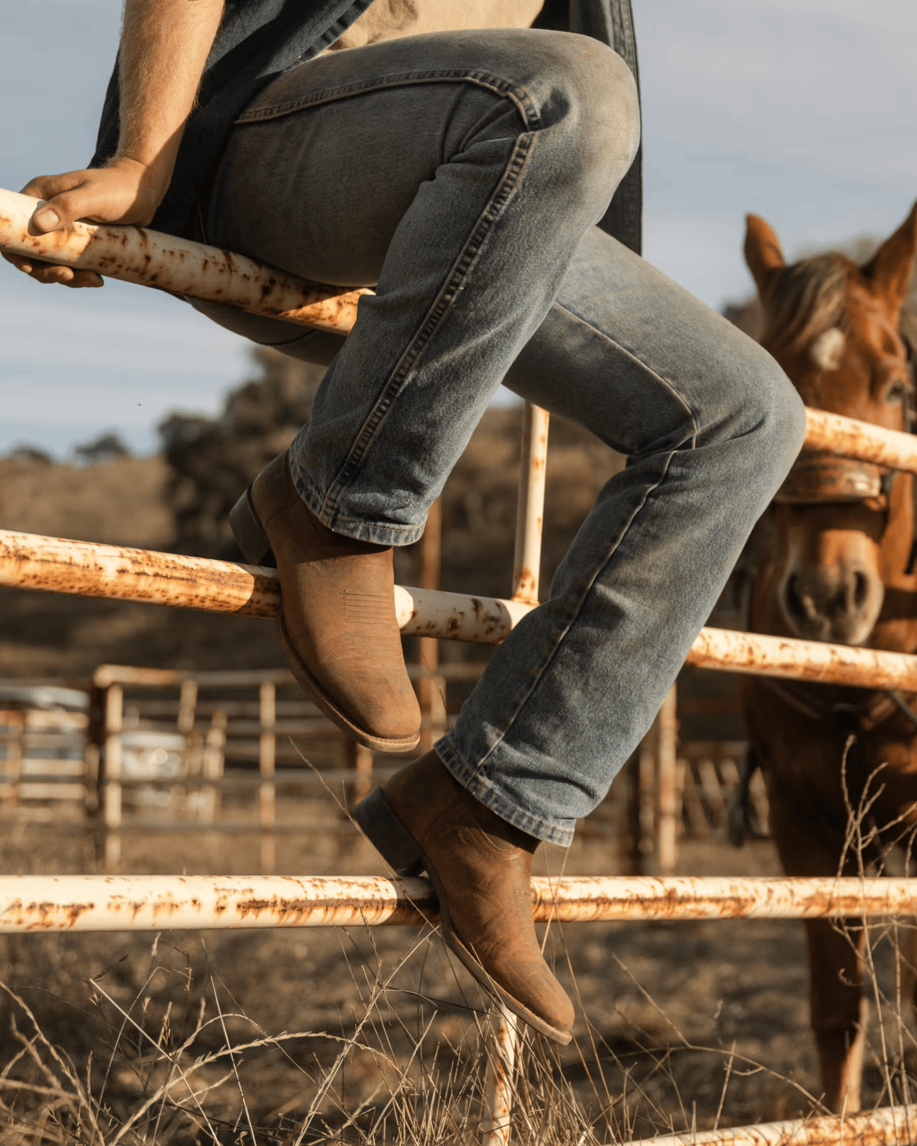 Tecovas Men's The Dusty Cigar Cowboy Boots