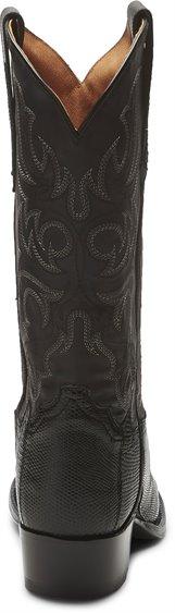 Tony Lama Men's 1911 Nacogdoches Teju Lizard Black Round Toe Cowboy Boots TL5150