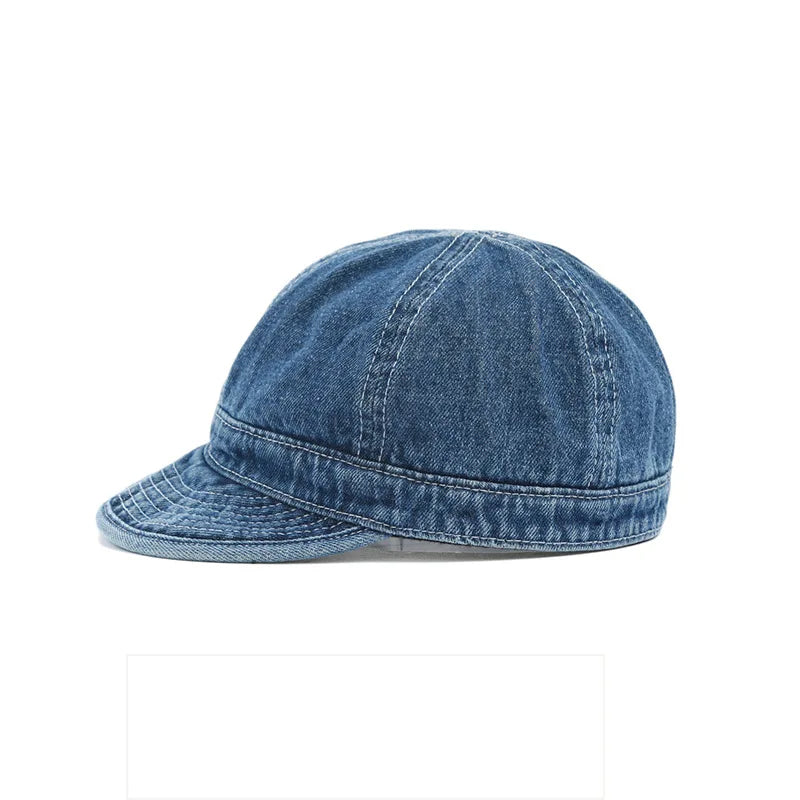 Wild Spirit Short Brim Denim Baseball Cap